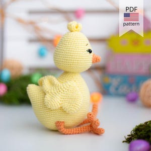 Crochet Chicken Amigurumi Pattern - Easter Crochet pattern PDF