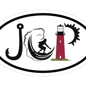 Adesivo JUP - Jupiter, Florida