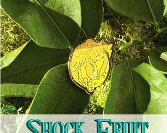 Pins of the Kingdom - Shock Fruit Enamel Pin | Zelda Fan | Geeky Gift | BOTW  TOTK Gamer Gift