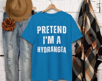 Funny Hydrangea Graphic Tee, Plant Lover Shirt