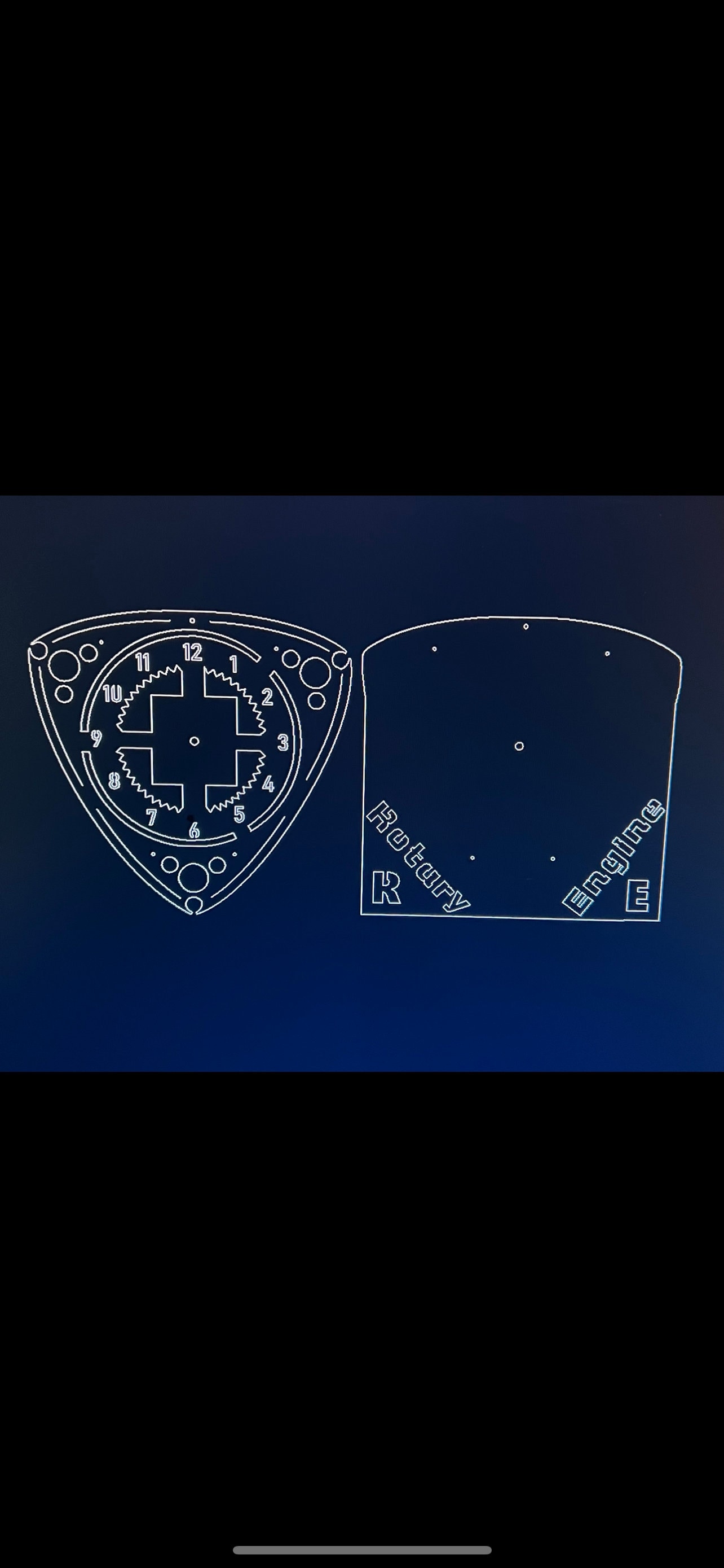 Rotary Clock DXF Files - Etsy