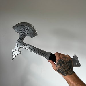 viking inspired axe design for cnc dxf svg dwg digital files