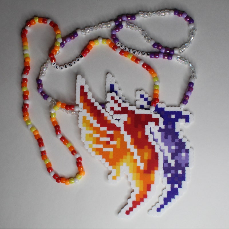 Perler Bead Necklace - Etsy