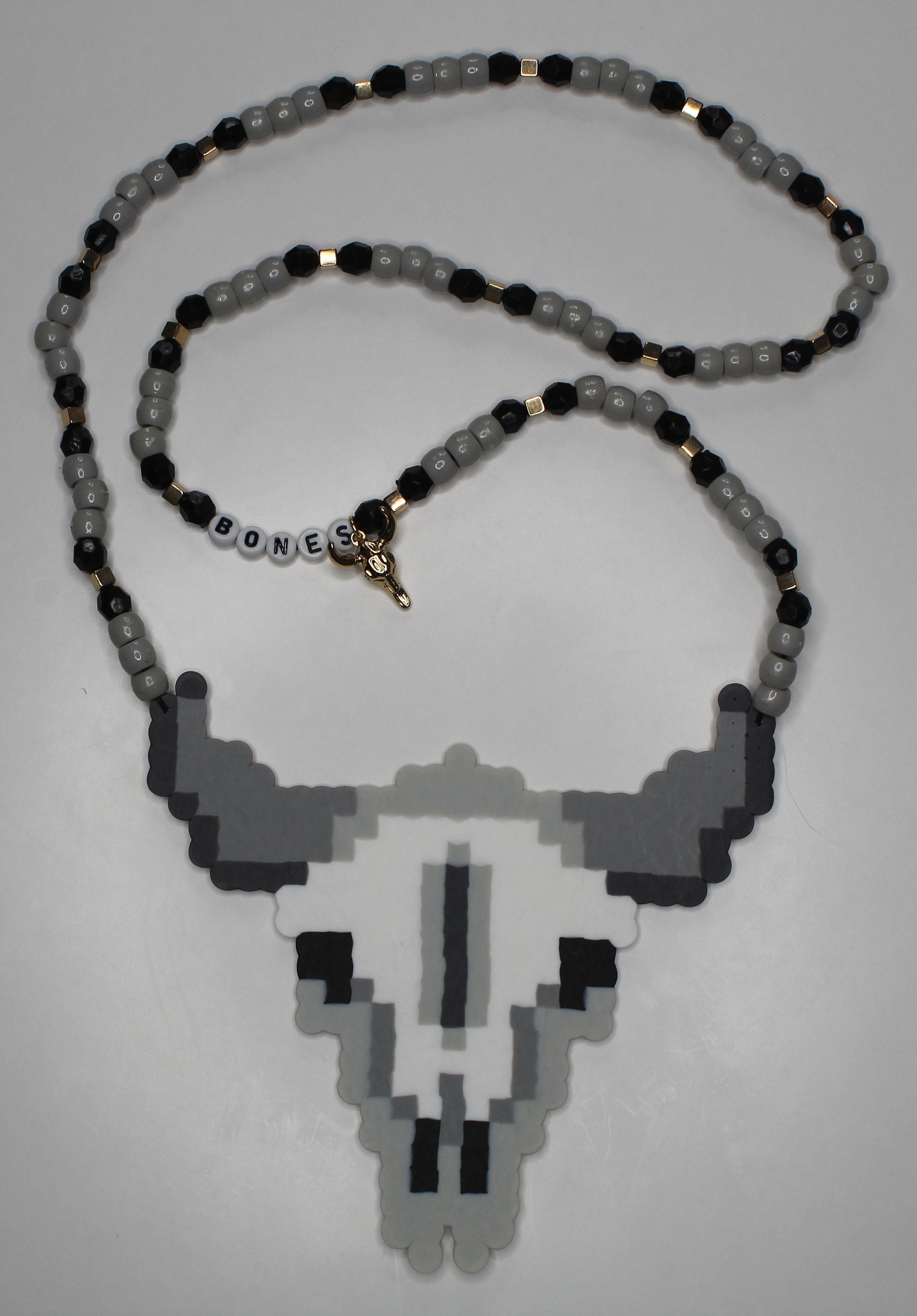 Perler Bead Skull - Etsy