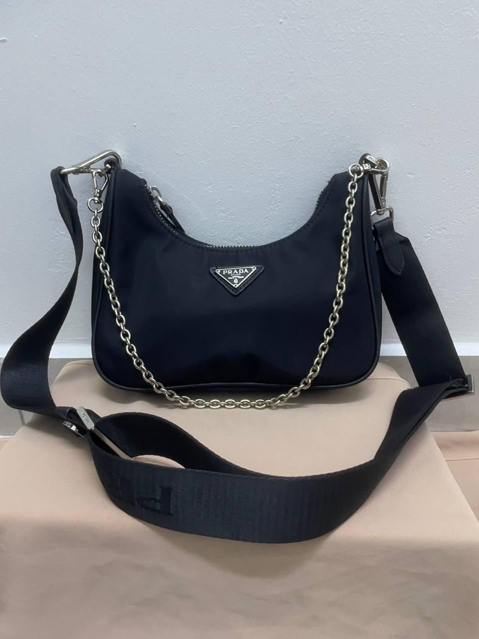 Tas Prada Milano Prada Re Edition 2005 Nylon Gebraucht Prada Re