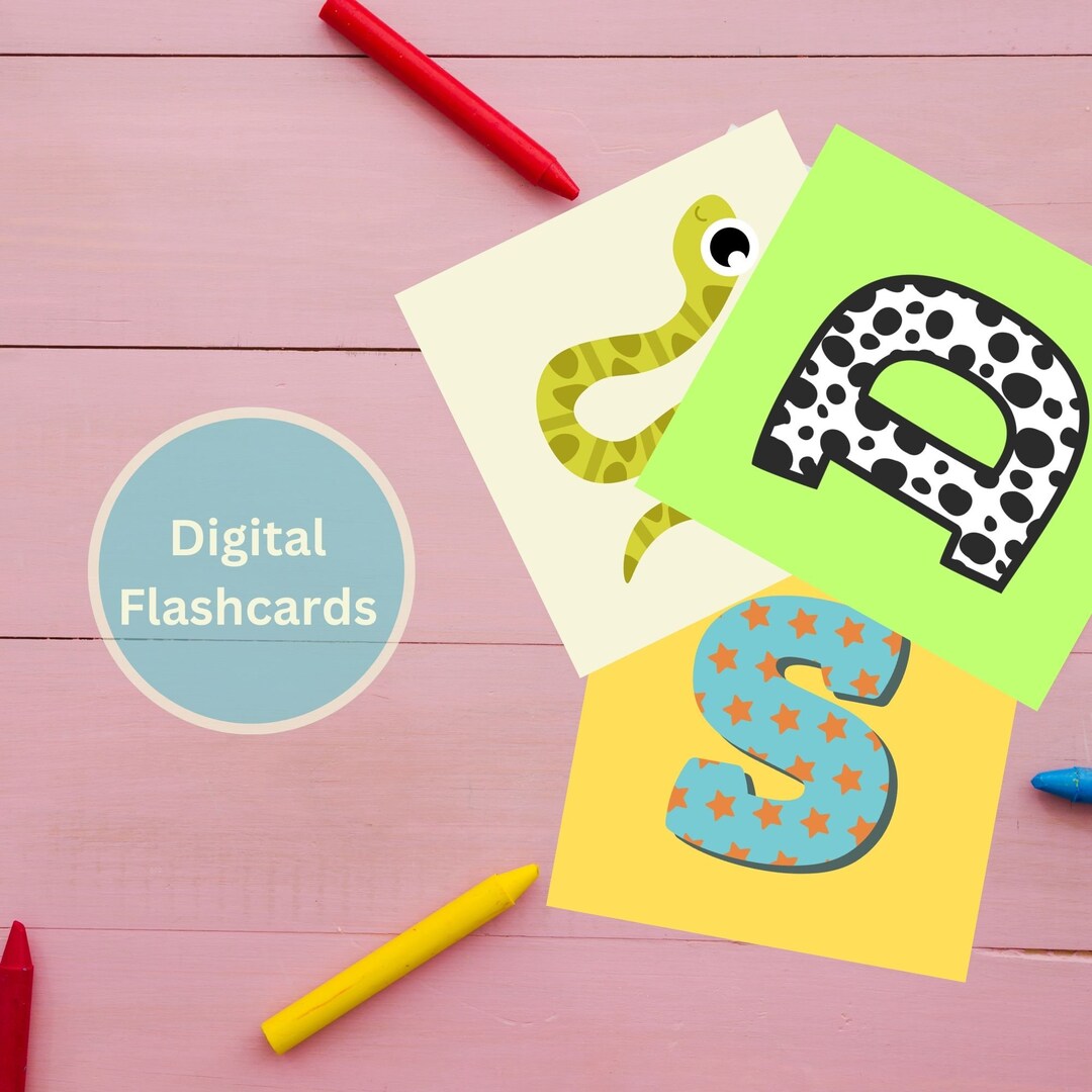 Printable Letters Flascards for Kindergarten, Downloadable Flashcards ...