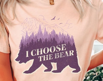 I Choose the Bear, Trendy Tiktok, Gift for Her, Womens Rights, Misogyny, Feminist, Man Vs Bear