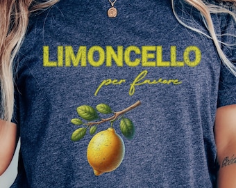 Limoncello Shirt, Italy Lemons Shirt, Italian Souvenir Shirt, Italy Trip Shirt, Sicily Lemon Shirt, Summer Italy Shirt, Lemon Lover Tee, Mom