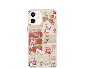 Coque transparente pour iPhone® Charlotte aux fraises