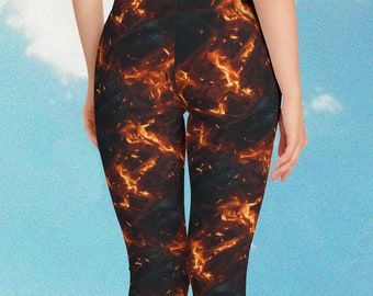 Love's Inferno Women's Capris | 6 Sizes! | Designer Capri's, Modern Style, Modern Fit | Women's Capri Pants, Ladies' Capris, Summer Capris.