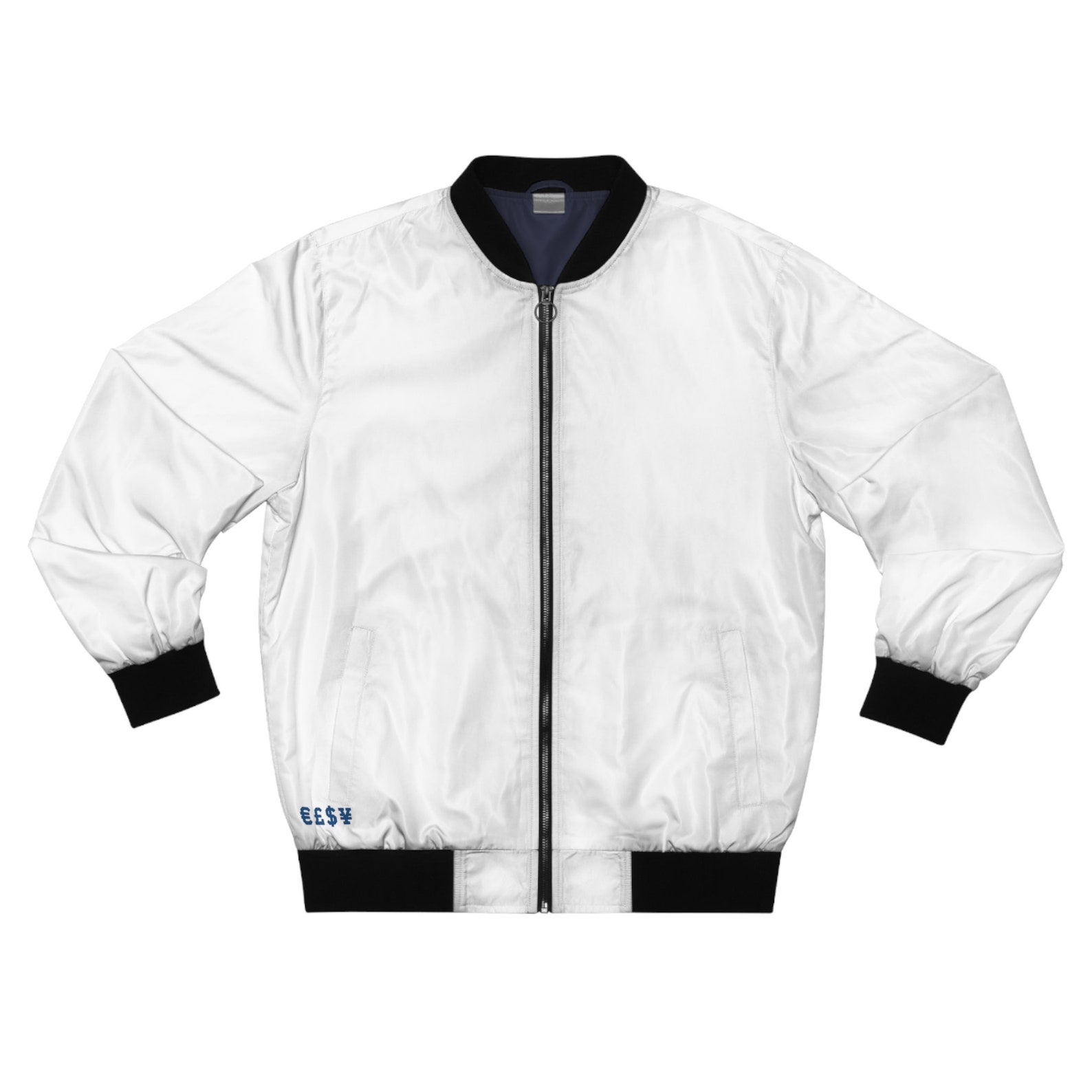 Men’s White Bomber Jacket main image 0