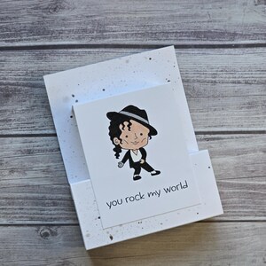 handmade card for music lover