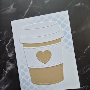 carte de café faite main