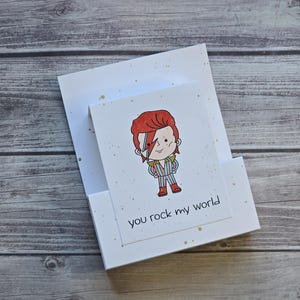 carte debout rock star