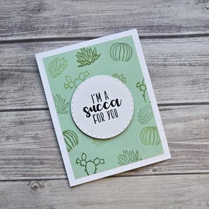carte faite main avec jeu de mots