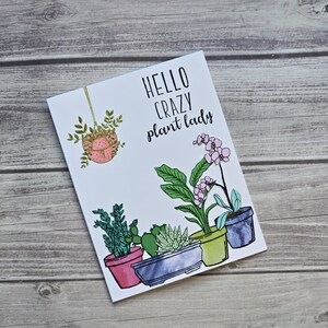 handmade plant card