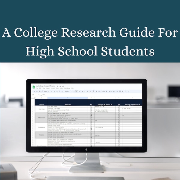 College Research Guide For High School Students