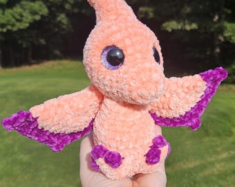 Pterodactyl Crochet Plushie ~ CUSTOMIZABLE