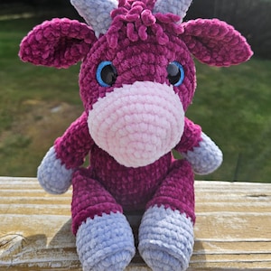 Crochet Bull / Cow Plushie