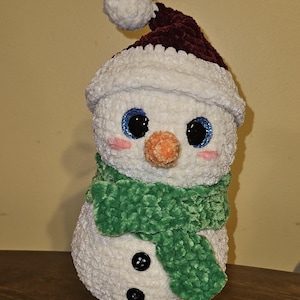 Crochet Snowman Plushie