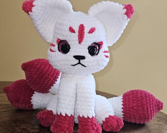 Crochet Kitsune Plushie ~ CUSTOMIZABLE