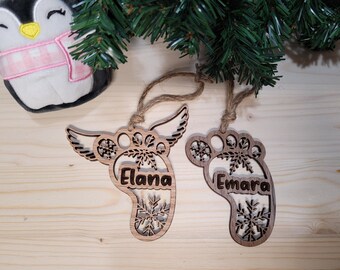 Engraved Baby Ornaments