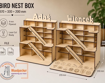 A practical garage for small cars for children - perfect for a DXF collection, 4mm plywood