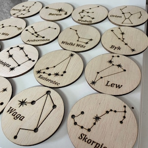 Star constellations 16 pcs plus box SVG sky zodiac stars