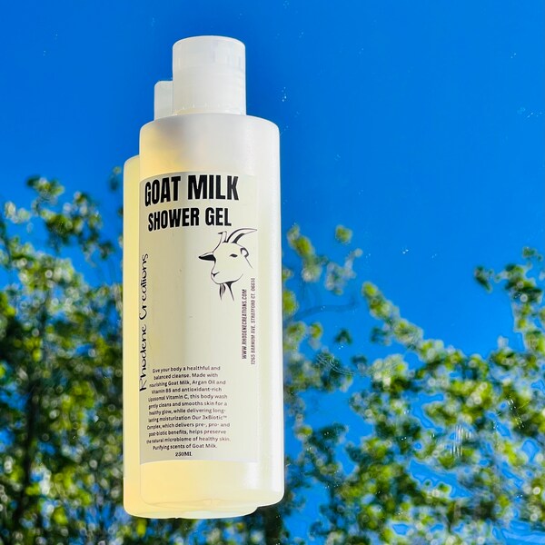 Goat Milk Shower Gel Etsy