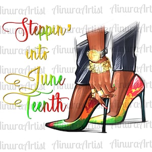 Entrando em Juneteenth download de design de sublimação png de mulher negra, download de designs sublimados, mãos de mulher negra png, Juneteenth png arts