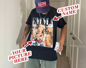 Custom Photo - Vintage Graphic 90s T-shirt, Custom Bootleg Rap Tee, CUSTOM Your Own Bootleg Idea Here, Custom Photo Shirt