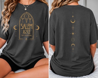 Women's Halloween Salem 1692 They Missed One Both Sides Shirt, Funny Halloween Both Sides Hoodie, Gift For Halloween Long-Sleeve