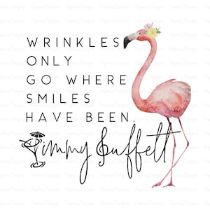 Flamingo Jimmy Buffett SVG, Jimmy Buffett PNG, Digital Download