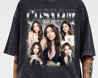 Custom Hot Girlfriend Photo Shirt, Personalized Bootleg Rap Tee