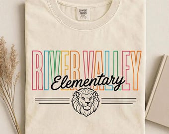 Custom School Mascot Shirt, Personalized Elementary Teacher Tee, Mascot Team Gift