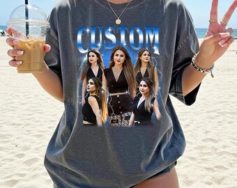 Comfort Colors Custom 90s Graphic T-Shirt: Vintage Bootleg Rap Tee