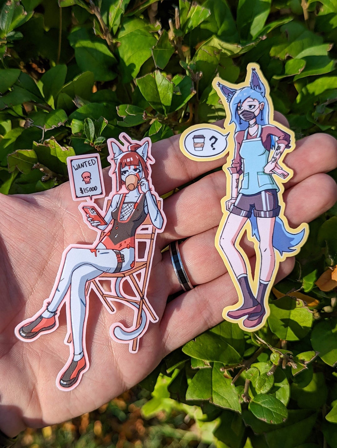 Noami Sticker Naomi and the Barista ~ Waterproof Sticker, Water Bottle, Laptop, Phone ...
