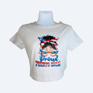 Proud Puerto Rican Cropped Top