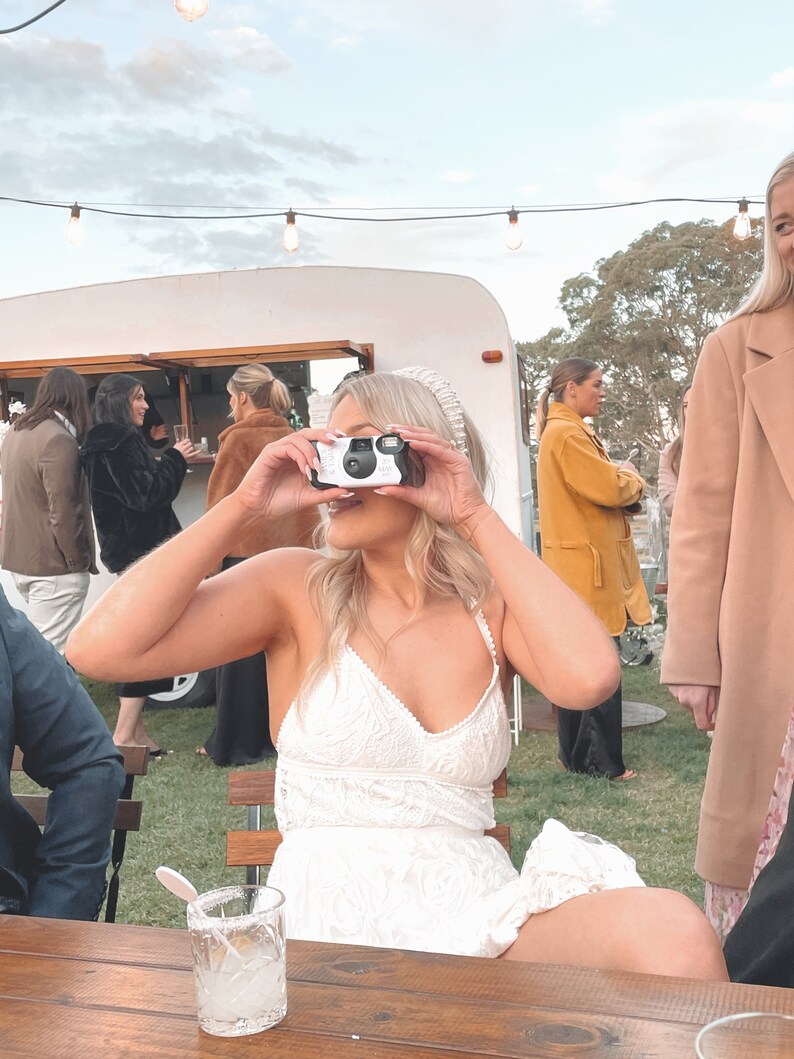 Custom Personalised Camera Wrap for Kodak Fun Saver, Wedding Camera