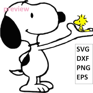 Snoopyy Hold Woodstock svg png clipart , silhouette de fichier coupé, PNG , SVG , Dxf,jpg , dernier , nouveau , haute résolution