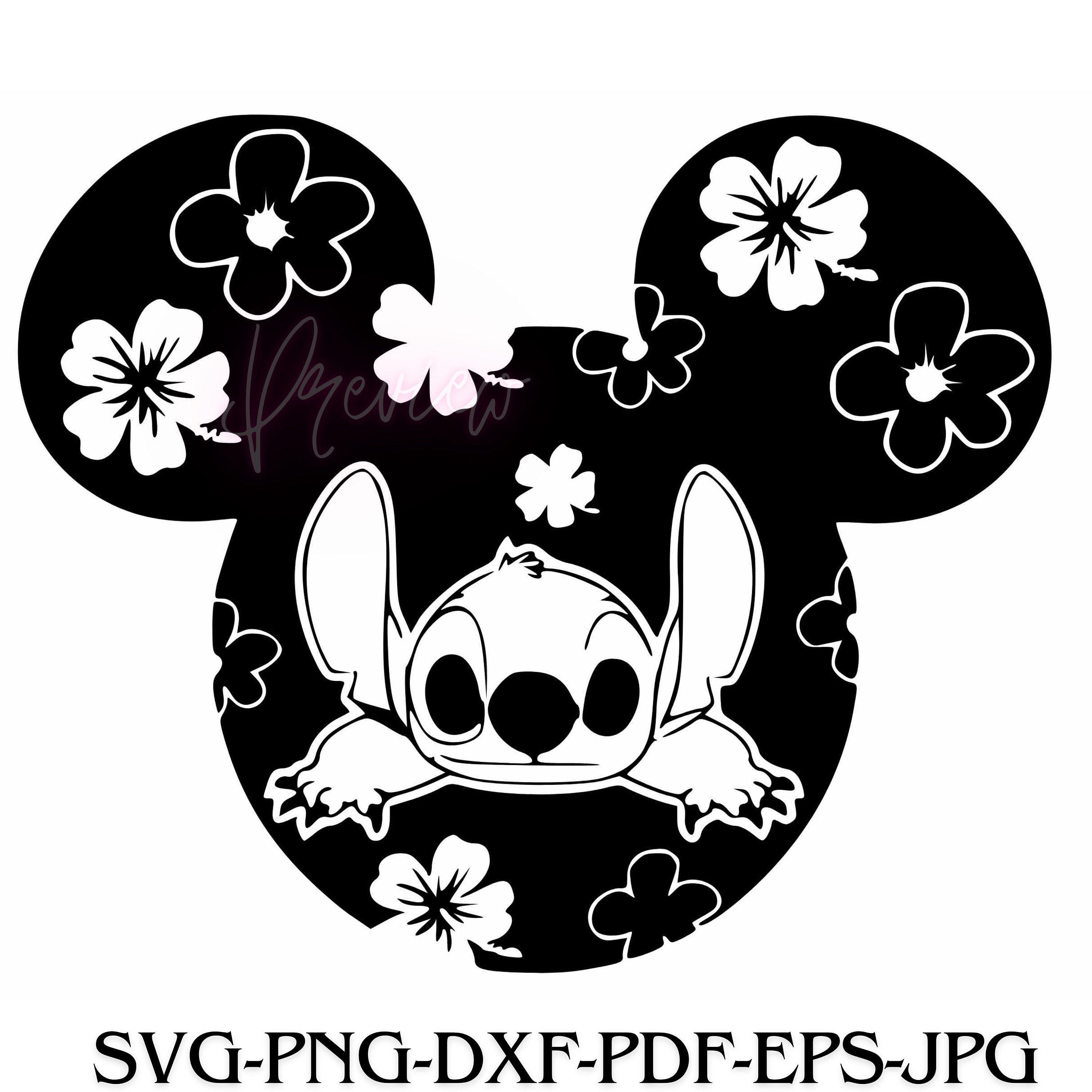 Stitch Ears Svg, Stitch Svg, Cut Files for Cricut, Png - Etsy