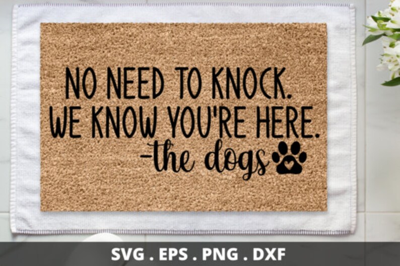 No need to knock we know you re here svg png etsy