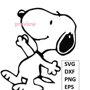 Snoopy dog hold svg png clipart , silhouette de fichier coupé, PNG , SVG , Dxf,jpg , dernier , nouveau , haute résolution