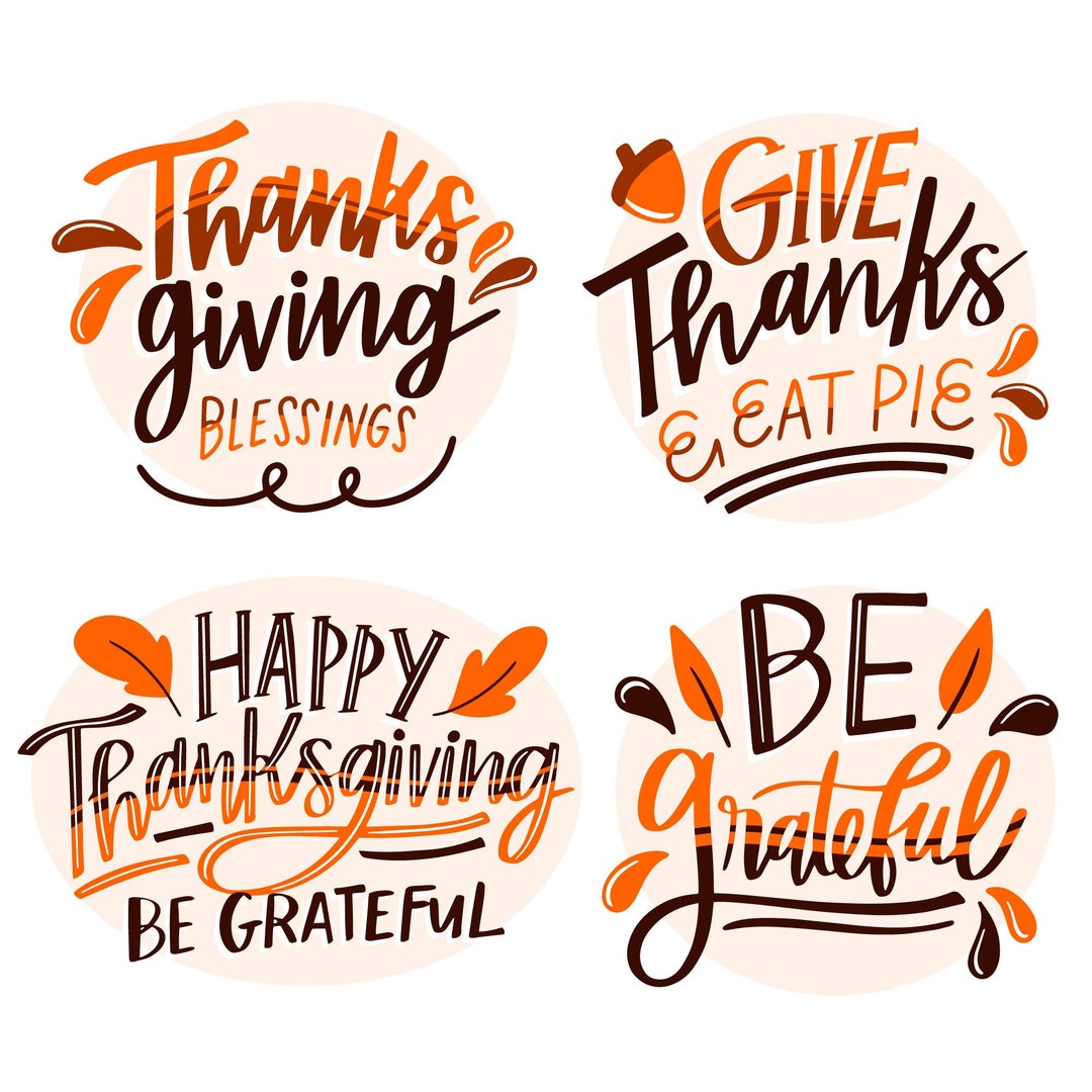 Thanksgiving Svg Bundle Fall Svg Thankful Svg Pumpkin Svg Etsy