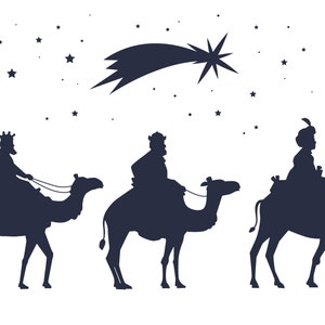 Crèche de Noël SVG, Nativité SVG, PNG, eps, dxf, jpg téléchargement numérique instantané