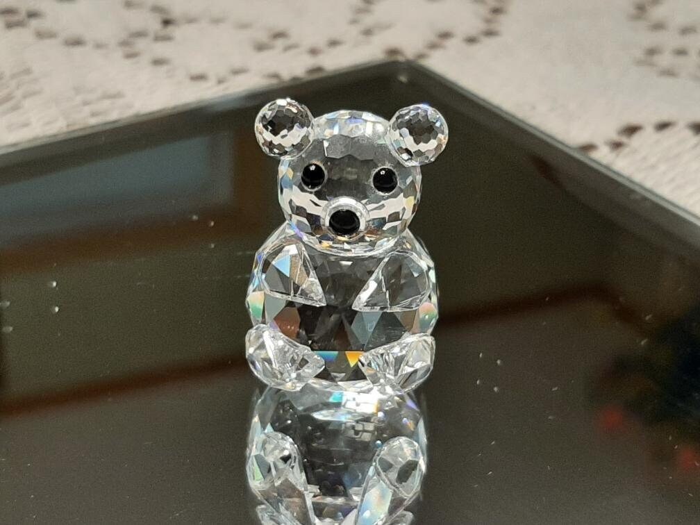 Swarovski クマ 置物 スワロフスキー くま置物 と置物おきセット スワロフスキー クマの置物