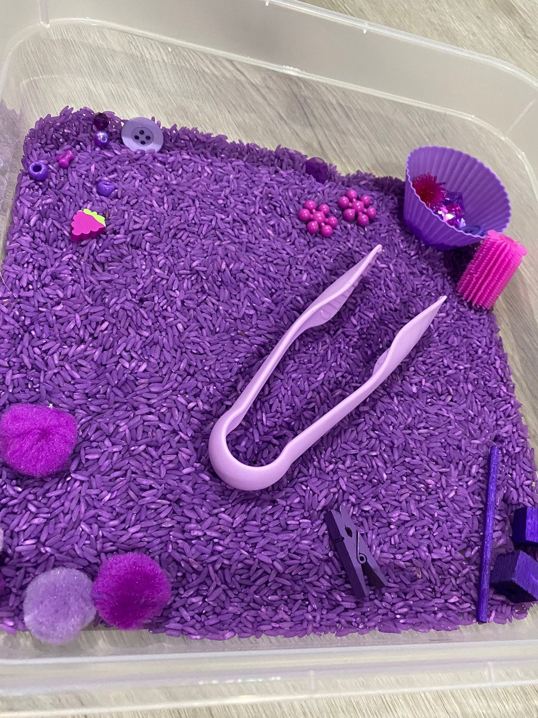 My Favorite Color Sensory Bin/color Bin Etsy