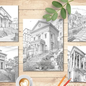 Ancient Rome Coloring Book | Printable Adults and Kids Coloring Pages ...