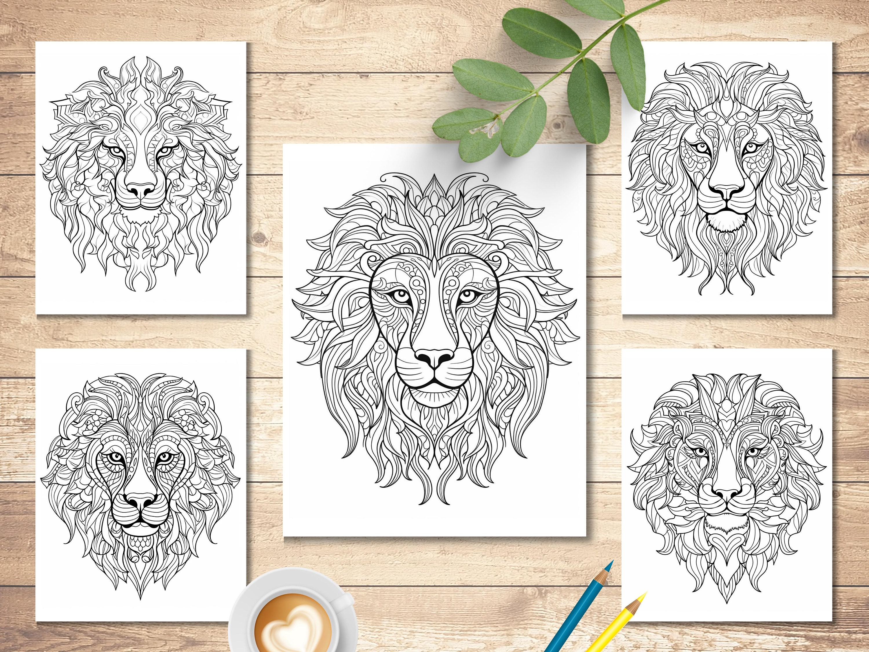 Mandala Animals Coloring Book | Mini Coloring Book Adult & Teen |  Pocket-Size 6x 6 | Simple Designs for Stress Relief Relaxation &  Mindfulness: Low