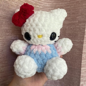 Kitty crochet plushie/stuff animal/amigurumi